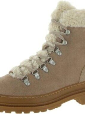 Splendid Yvonne Lug Sole Hiker Combat Women's Boot Taupe "Sand" Size 6